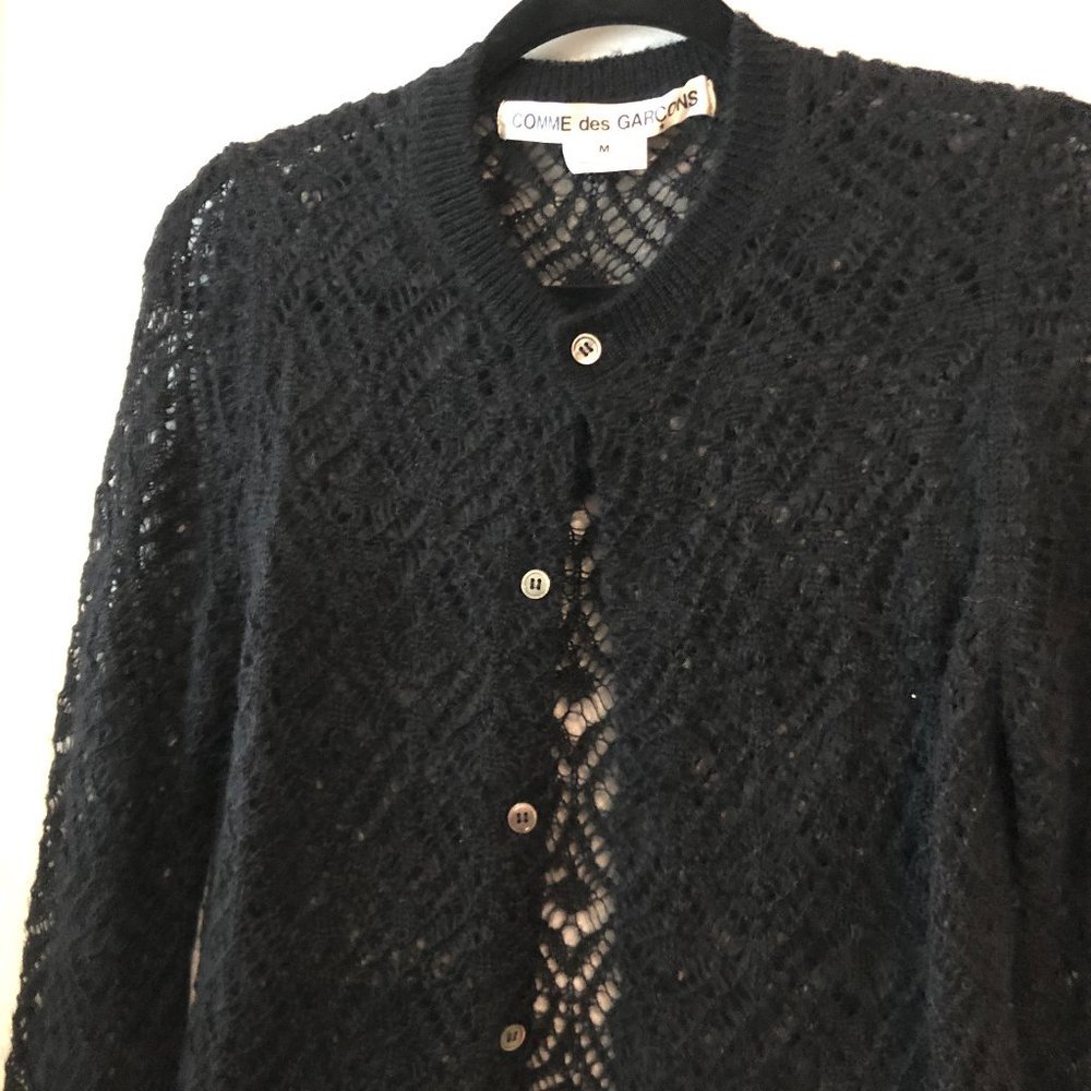 Comme des Garçons "Lace" Cardigan - Picture 3 of 8